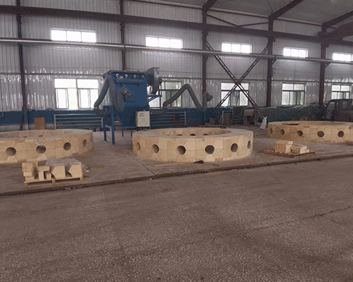 熱風(fēng)爐燃燒器組合磚，紅柱石磚